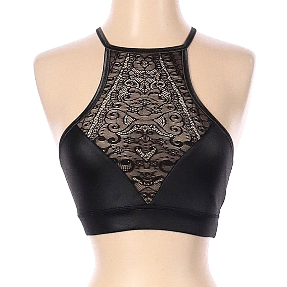 Faux Leather Top